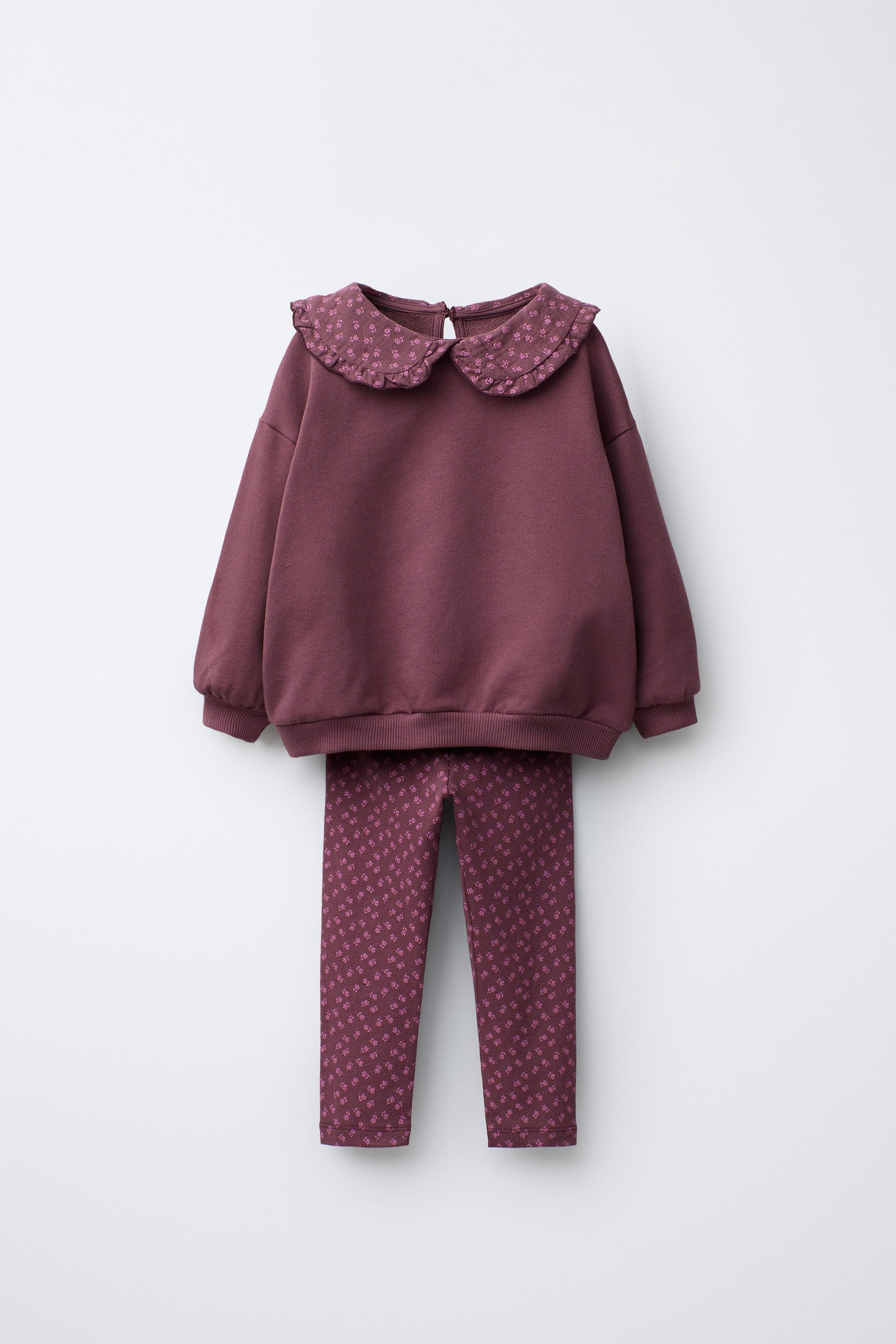 ENSEMBLE JOGGING SWEAT ET LEGGING FLEURS